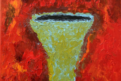 Love III (aka The Little Chalice) (22 x 28 x 1 inch)