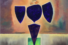 Transition III (In memory of Janis Shaw) (22 x 28 x 1 inch)